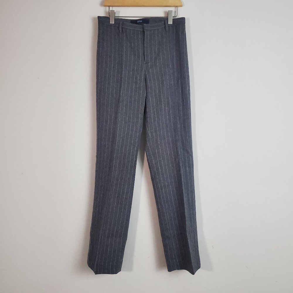 Gap Vintage Dress Pants Gray 0 Virgin Wool Y2K Business Preppy Academia Trousers